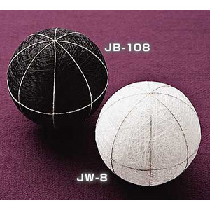【お取り寄せ・返品不可】JB108 地割り済手まり芯<8等分・黒> (個 )