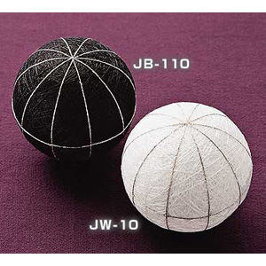 【お取り寄せ・返品不可】JB110 地割り済手まり芯<10等分・黒> (個 )