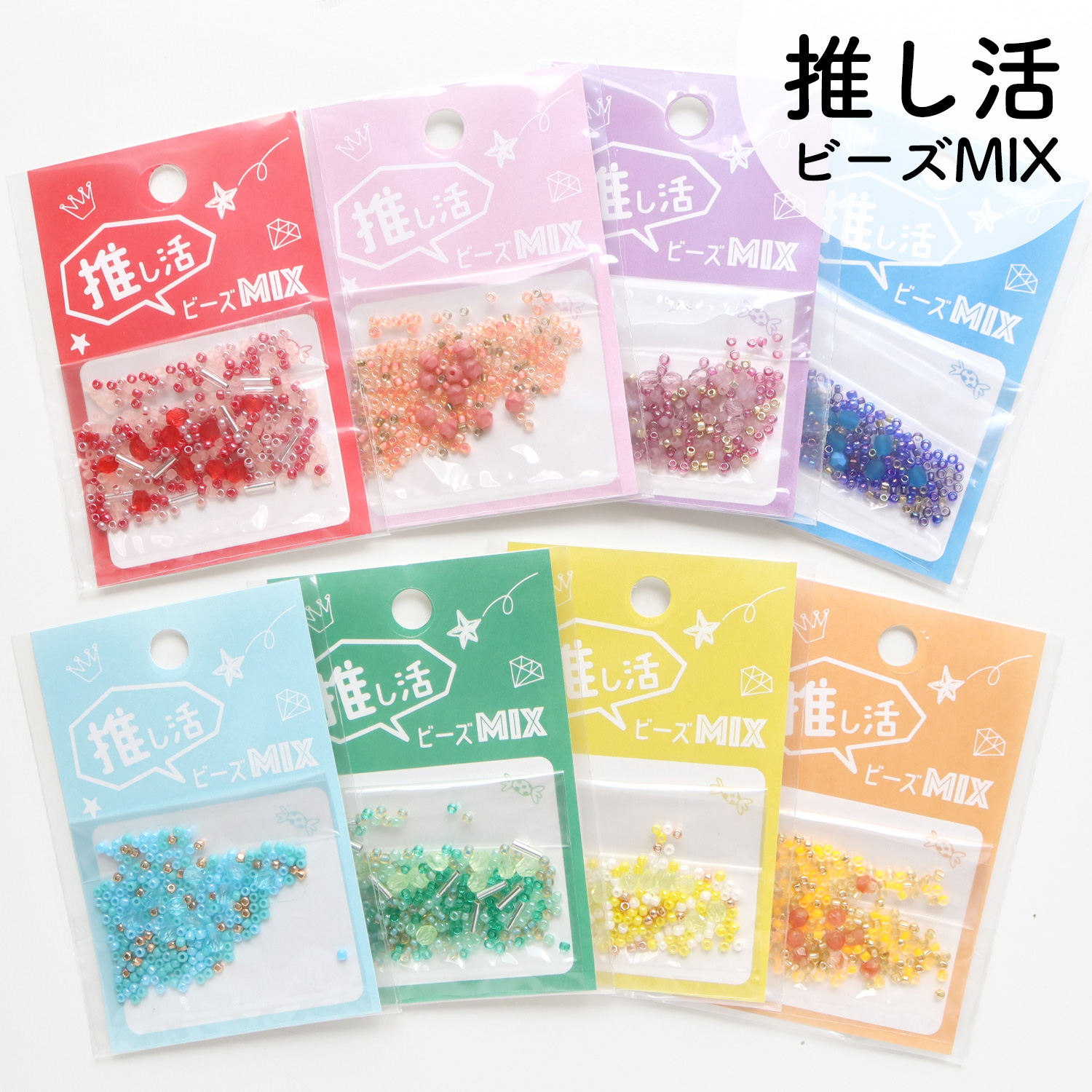 TOH-OSHI beads Mix color (bag)