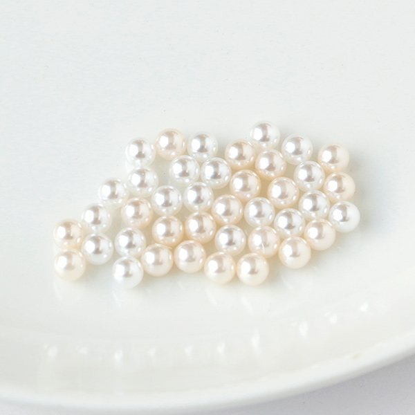 KE851,852 No Hole Pearls 4mm 20pcs (pack)