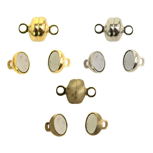 KE567~ Magnet Clasp Sphere, 4 x 6mm, 4pcs (pack)