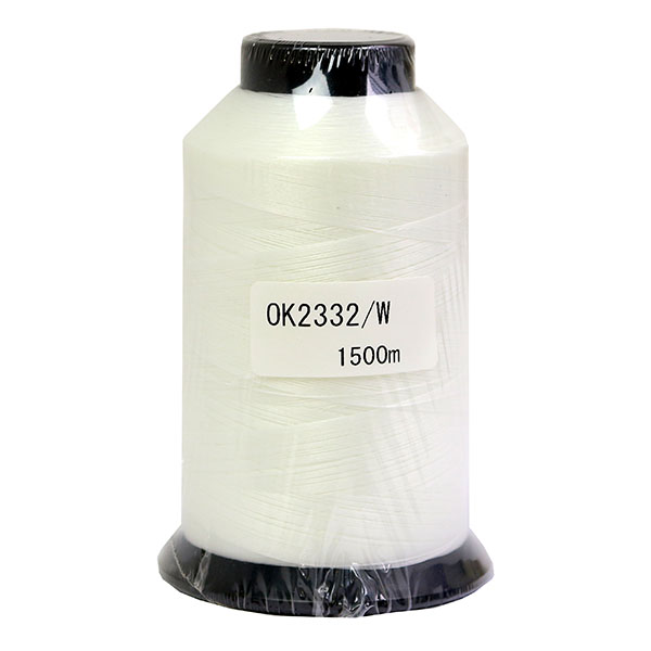 [Order upon demand, not returnable]K2332-W-1491M 徳用モノコード糸 白 #20 約1491m巻 (個)