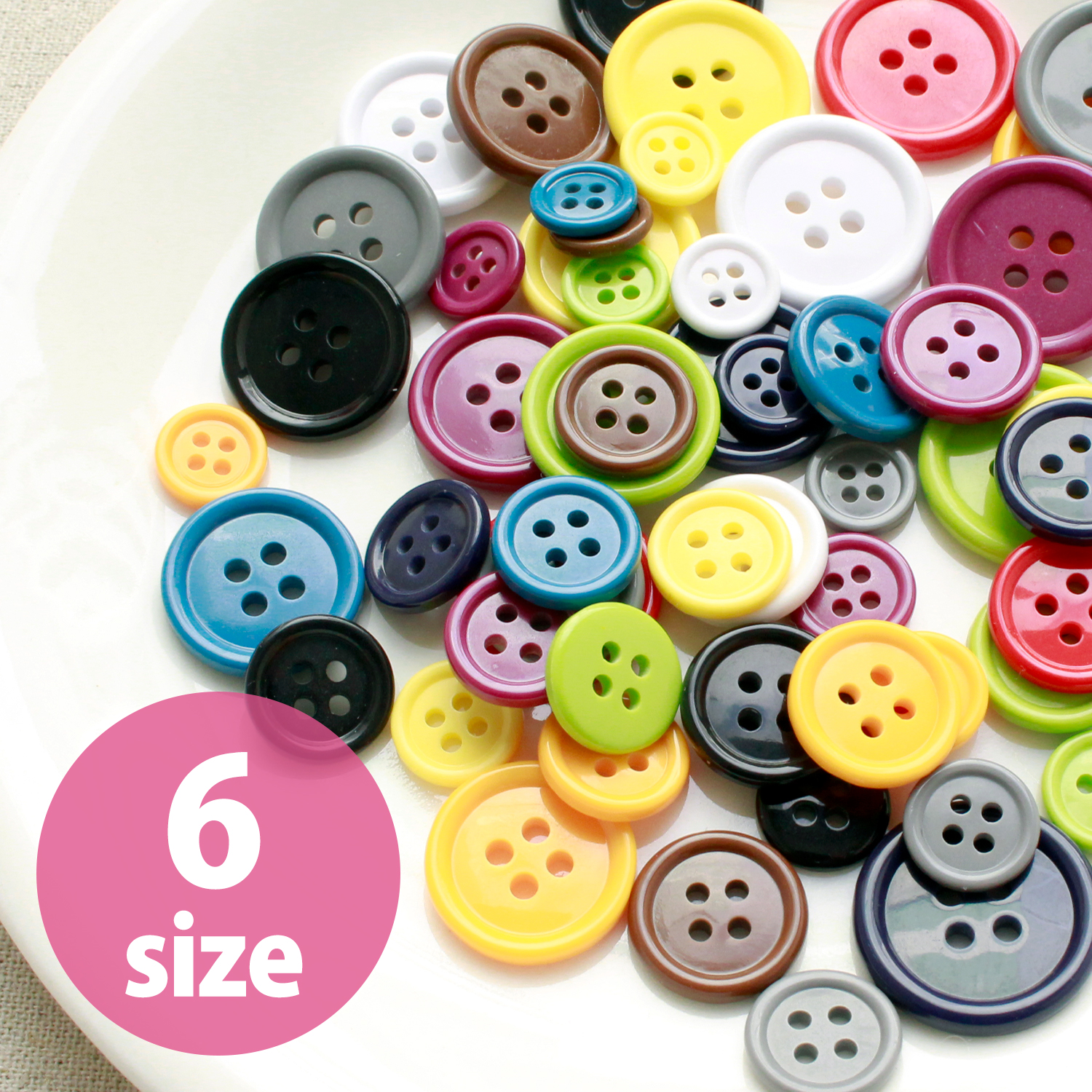 CG1700-10～21A Color Button φ 10 ～21mm 11 pcs (pkg)