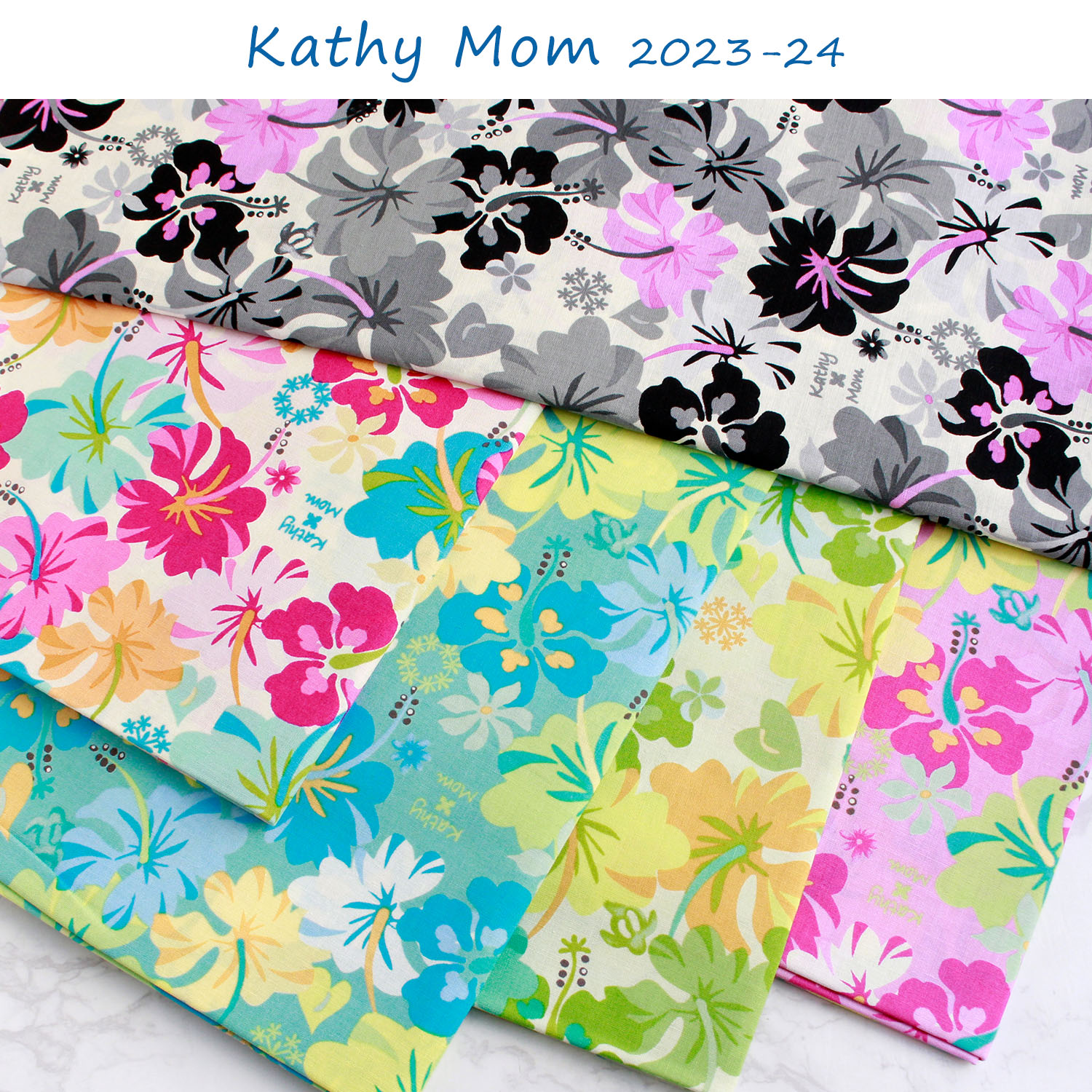 MT02303 Kathy Mom Aloalo", Print fabric 1m/unit (m)