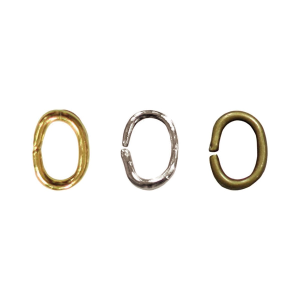 KE509 Oval Jump Ring, approx. 200pcs (bag)