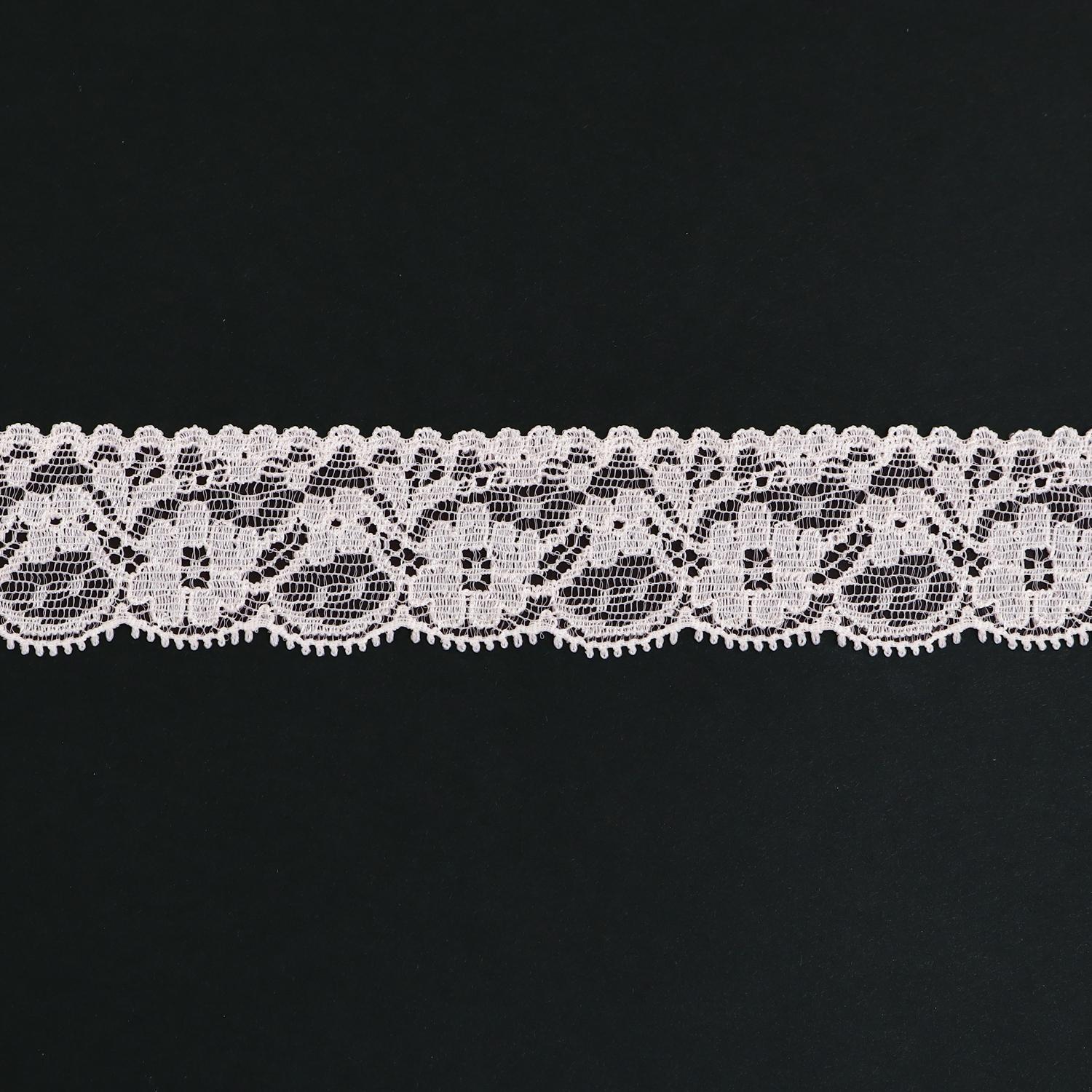 [Limited Special Price] TOK-725052-30 Special Price Stretch Lace approx. Width 2.5cm*190m Light Pink (roll)