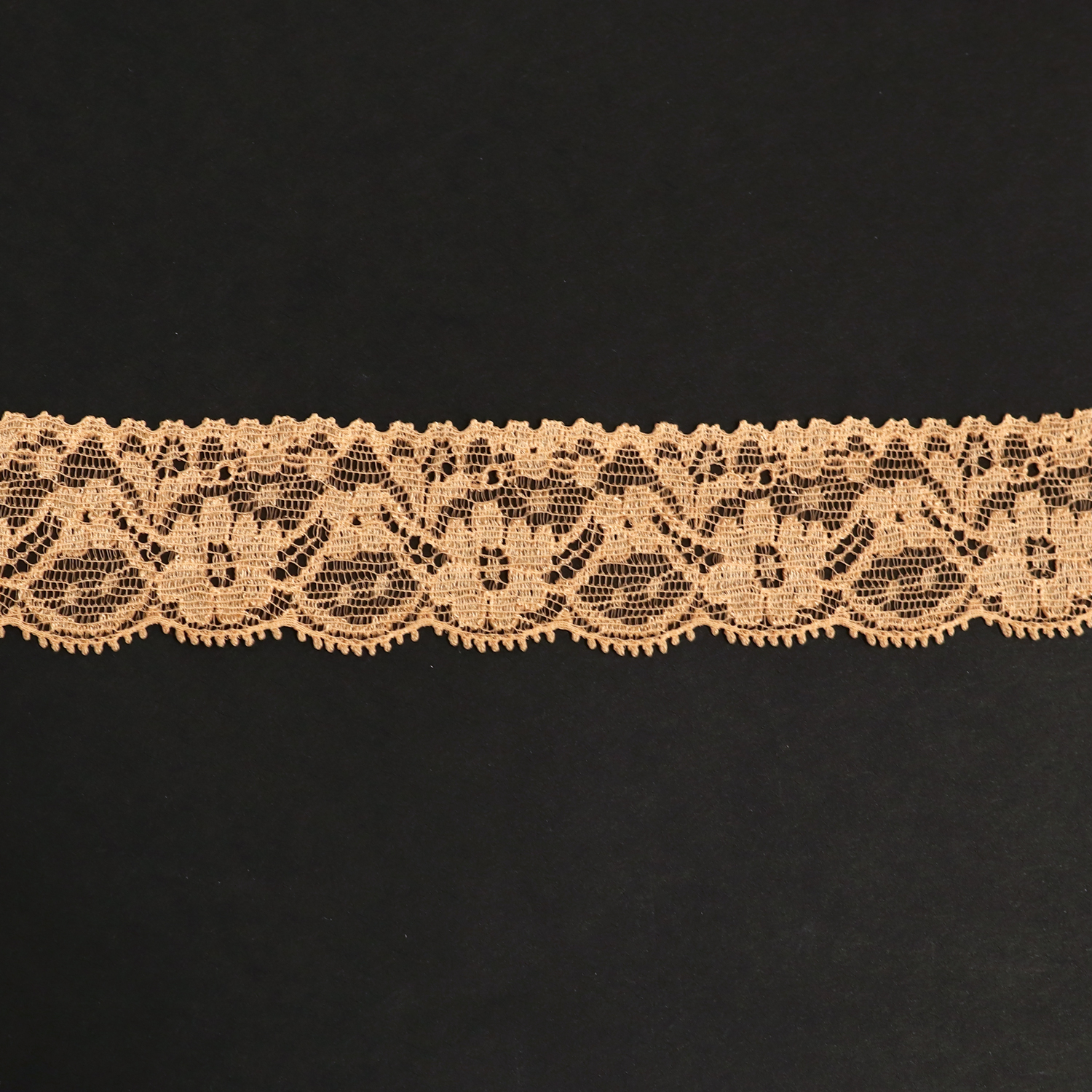 [Limited Special Price] TOK-725052-24 Special Price Stretch Lace approx. Width 2.5cm*210m Maron (roll)