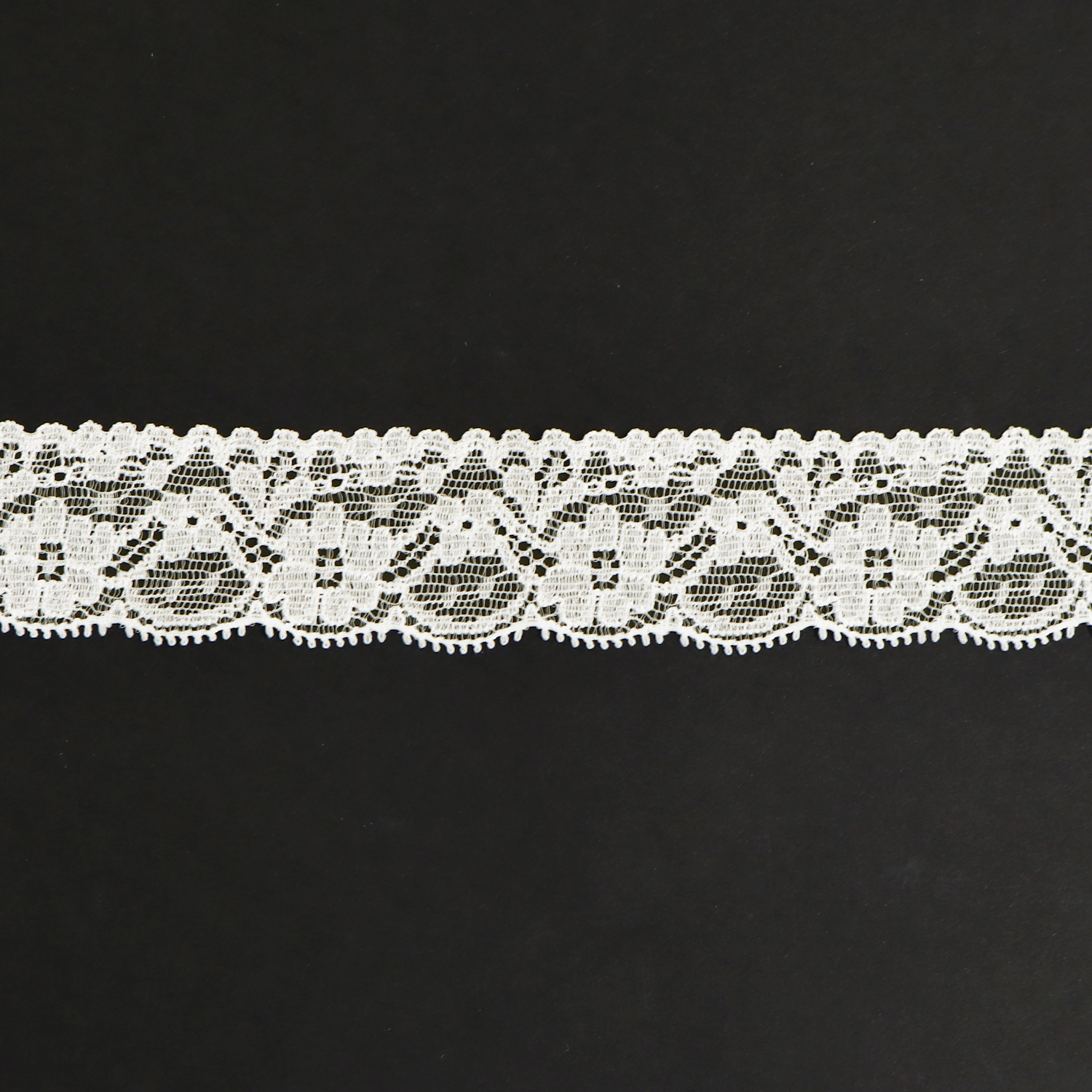 [Limited Special Price] TOK-725052-00 Special Price Stretch Lace approx. Width 2.5cm*190m Ecru (roll)