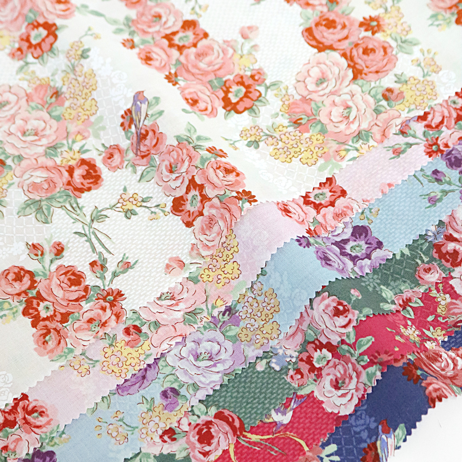 ■RU2500HR-12 RURU Bouquet Rose Sheeting approx.12m (roll)
