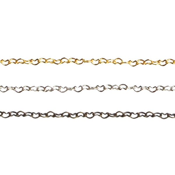 KH102・103・104 Heart Design Necklace Chain (m)
