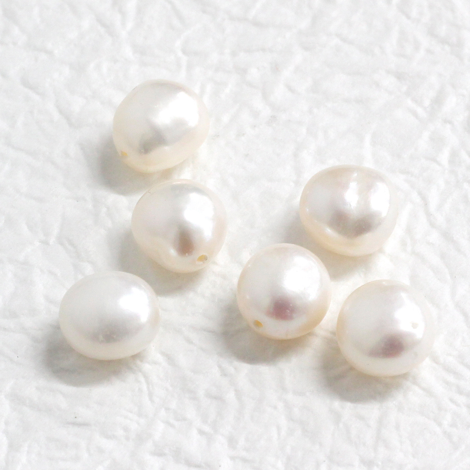KE-TAN14 Freshwater pearl potato approx. 8-9mm 6 pcs (bag)