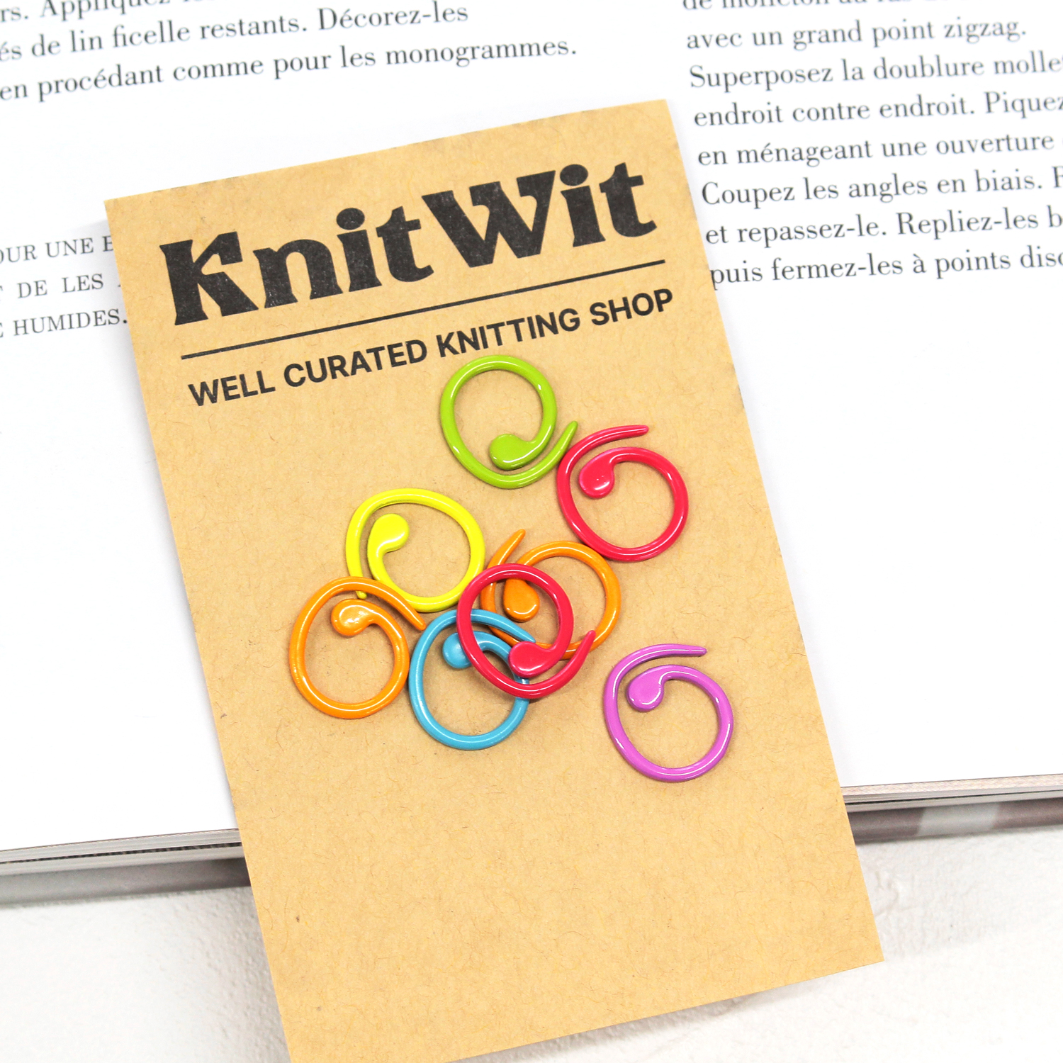 KNW-SM1 Colorful Knitting Ring Asort 20 pcs set (bag)