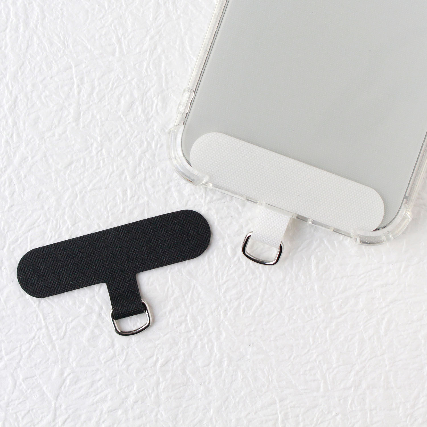 SS Smartphone strap holder parts, D-can type 1pcs (bag)