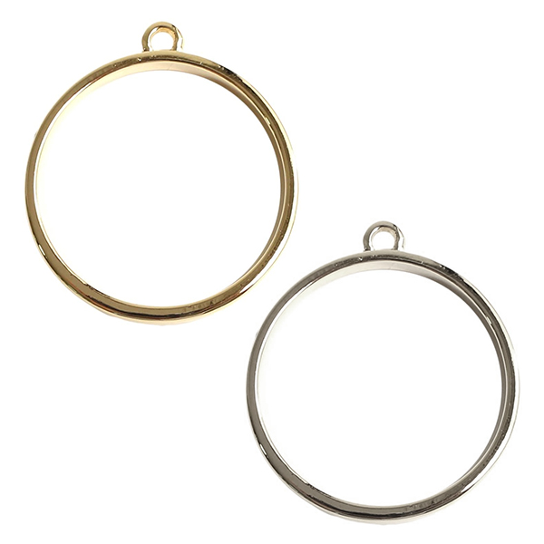 KE903, 904 Pendant Frame Round 3pcs (bag)