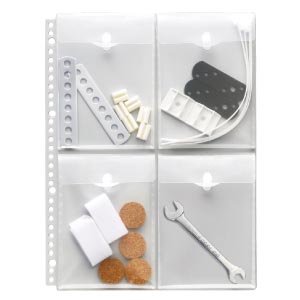 NP4M refill pocket 4 pockets for A4 size 2 pcs (bag)
