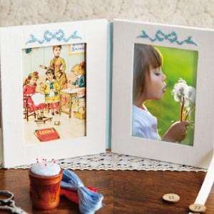 CTN39 Cartonnage/Decoupage Set 2-way photo frame (pcs)