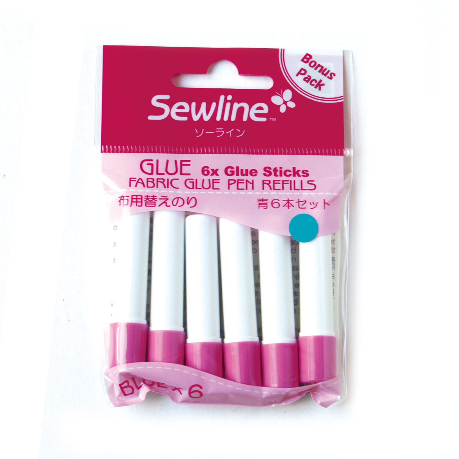 SEW050063 Sewline Refills, for Glue Stick <Blue> 6pcs (set)