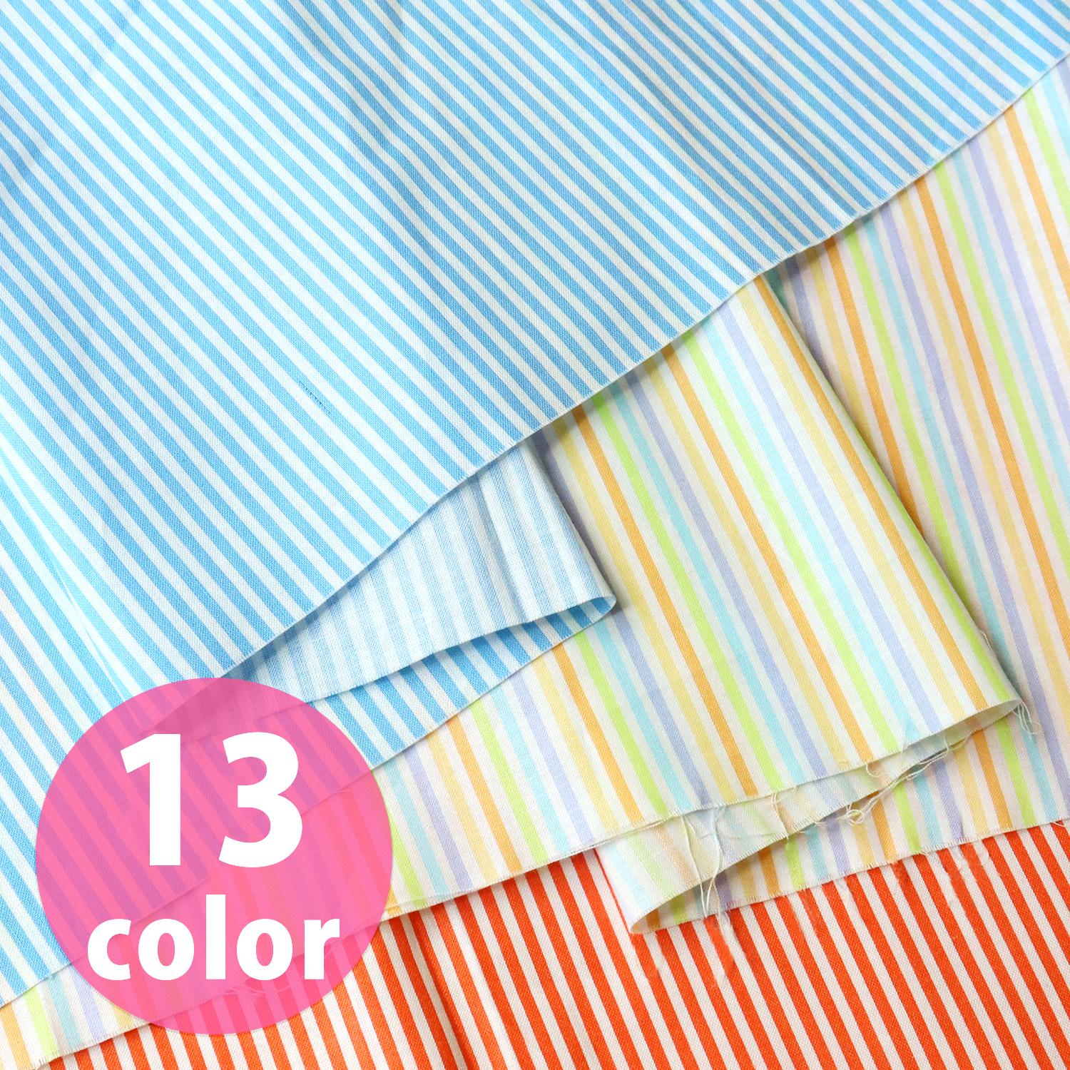 HS1281 Happy Sweet Collection Striped Scare Print Fabric Width approx. 110cm 1m/unit (m)