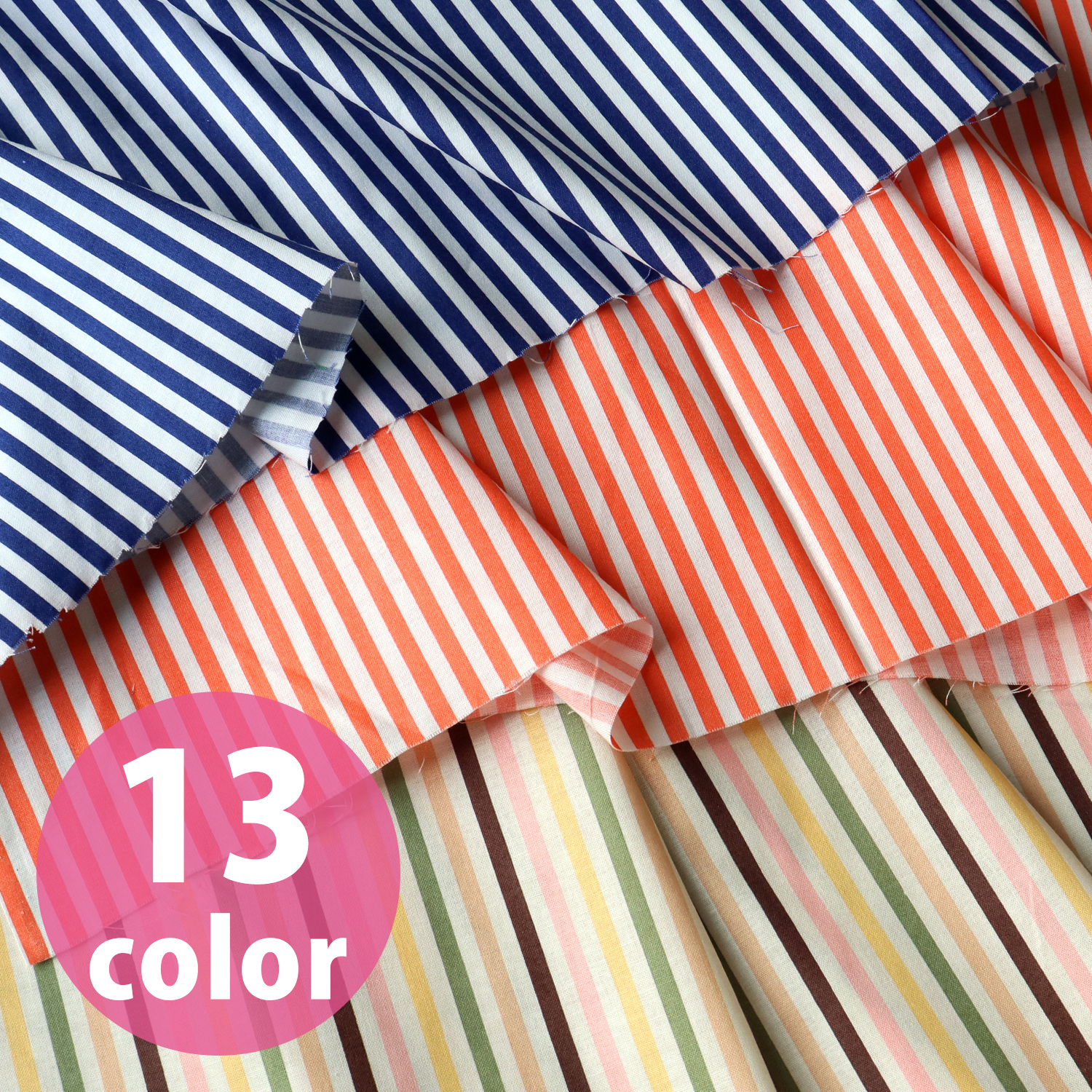 HS1282 Happy Sweet Collection Striped Scare Print Fabric Width approx. 110cm 1m/unit (m)