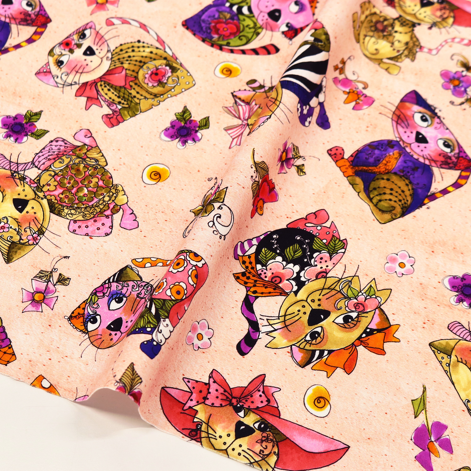 【0403新柄】LORA692-701 ローラライデザインズ USAプリント生地  1m単位 (m)