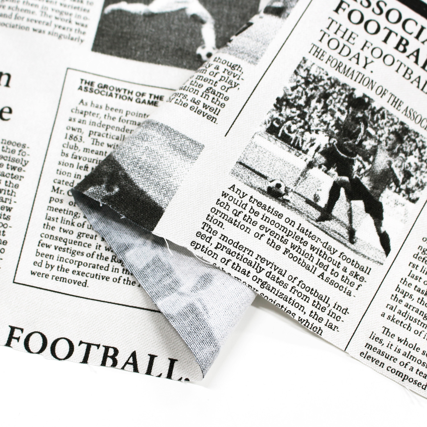 AP52808H-2 Ox-Printed Fabric News Paper width 110cm 1m/unit
