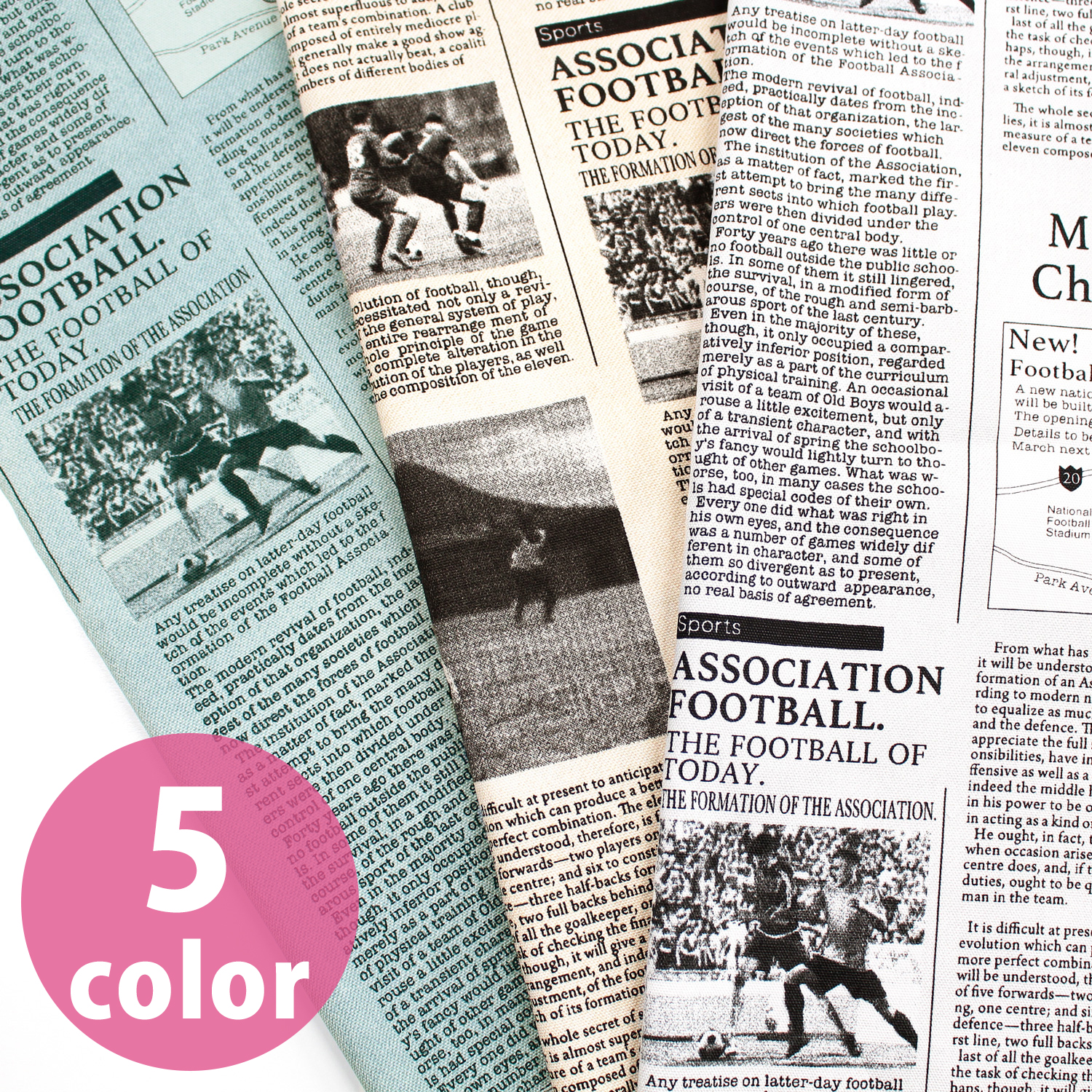 AP52808H-2 Ox-Printed Fabric News Paper width 110cm 1m/unit（m）