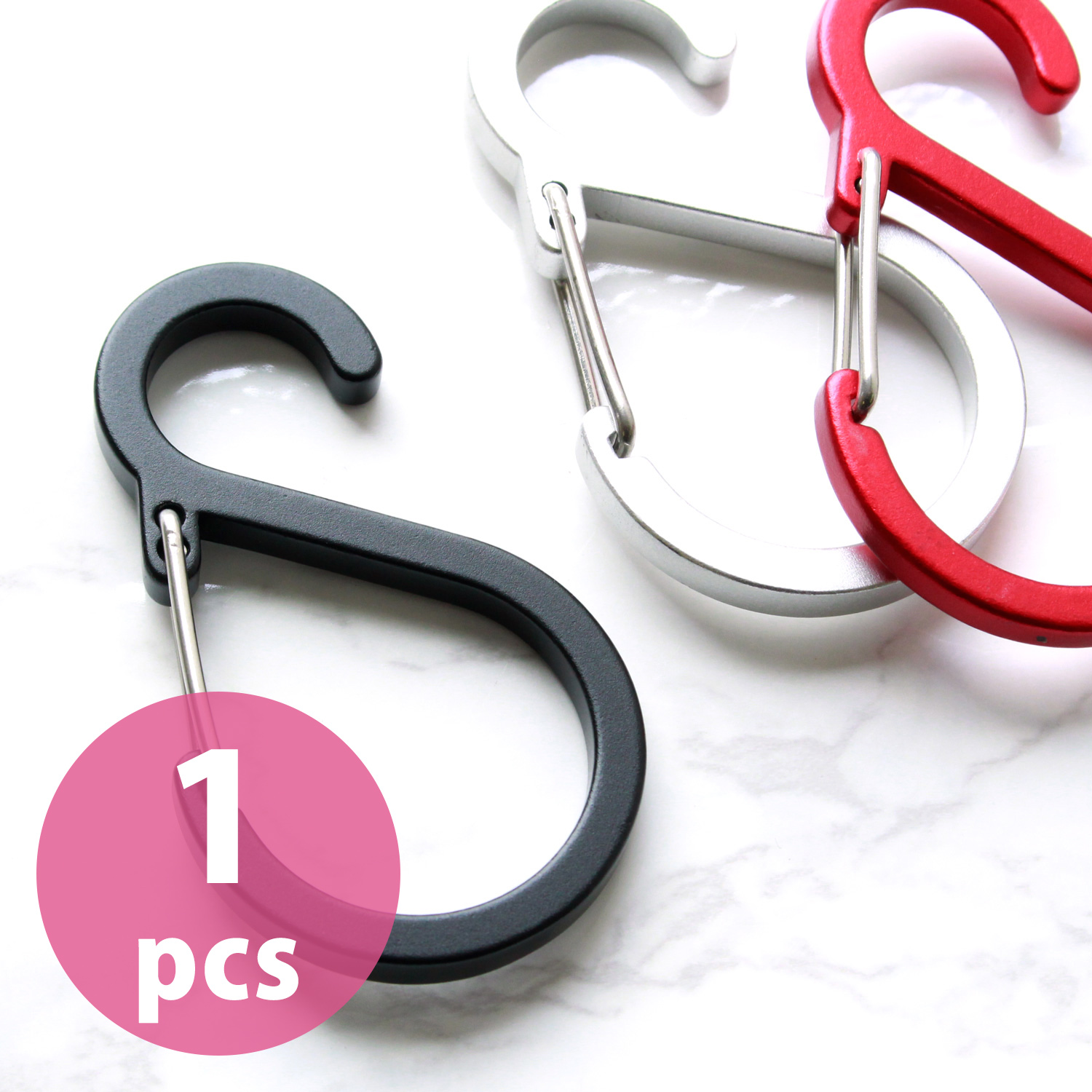 CK6 Carabiner S hook, small, 1pcs/pack (pack)