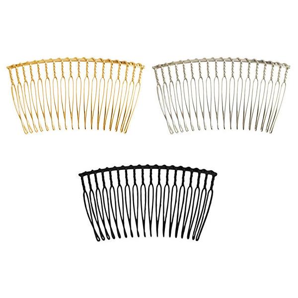 【Discontinued as soon as stock runs out】Hair Combs W6 x H3cm 10pcs (bag)