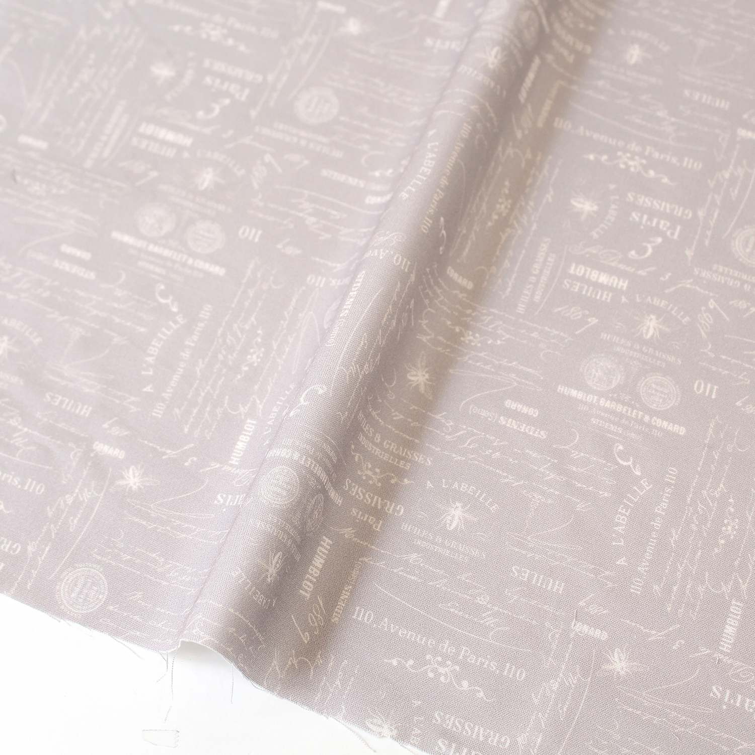 MAR521297-G English letters on grey background TimeLess Treasures Time Rest Leisure USA Printed Fabric 1m unit (m)