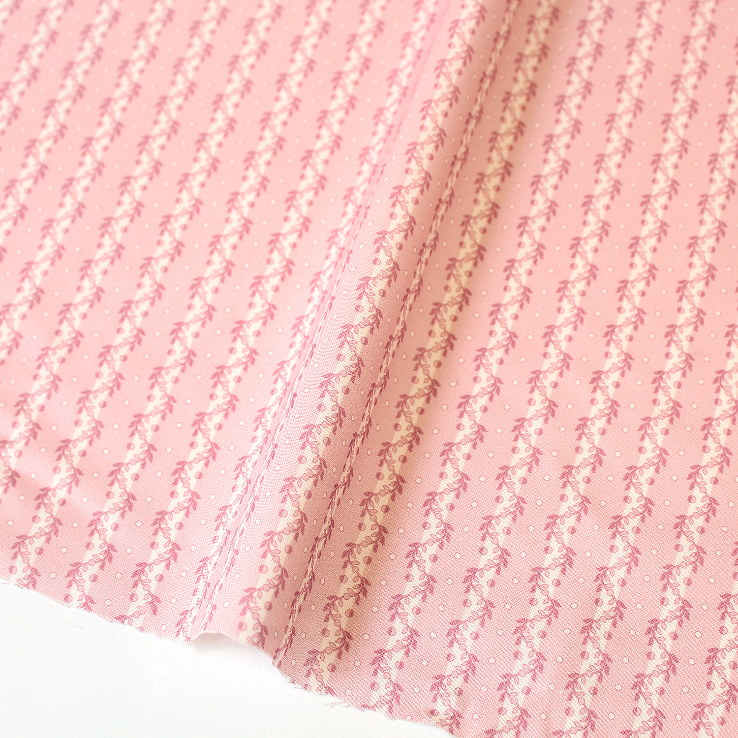 MAR521300-P Pink and White Stripes TimeLess Treasures Time Rest Leisure USA Printed Fabric 1m/unit（m）