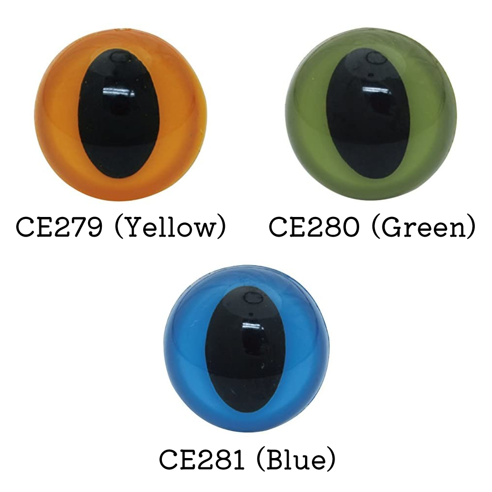 CE279～281 キャットアイ 18mm 8個入 (袋)「手芸材料の卸売り