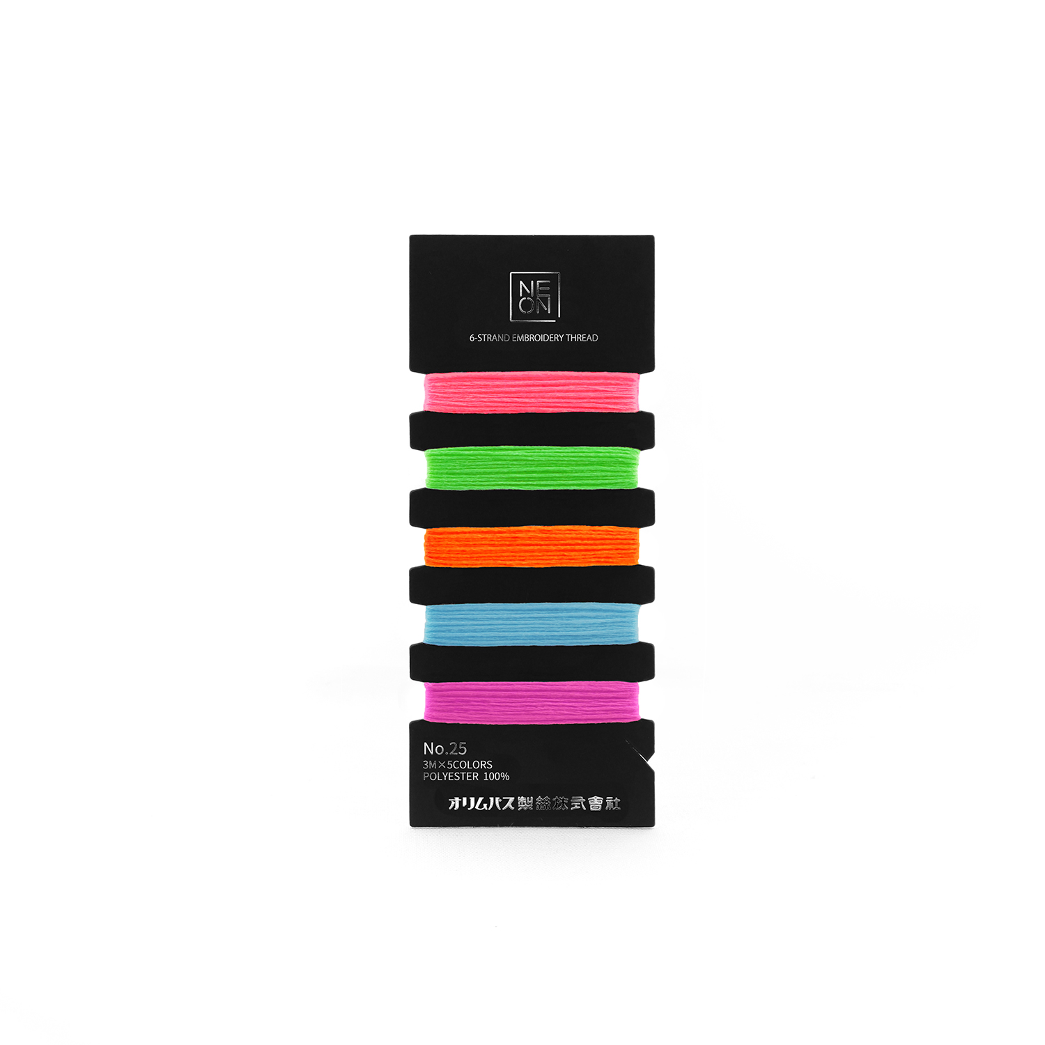 OLY-NE-C4 オリムパス NEON 25番刺しゅう糸セット BUBBLE GUM (個)