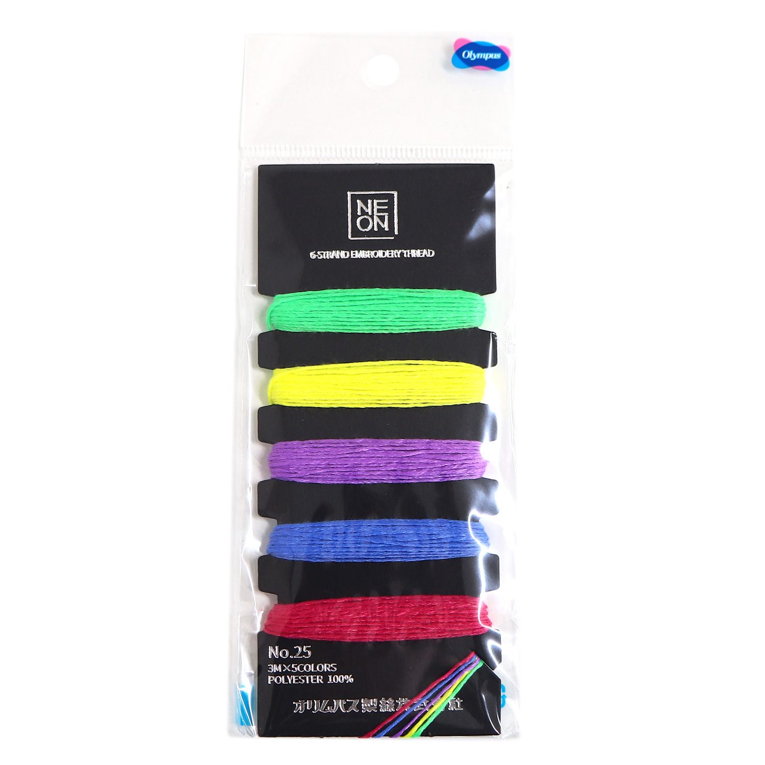 OLY-NE-C5 オリムパス NEON 25番刺しゅう糸セット MINERAL (個)