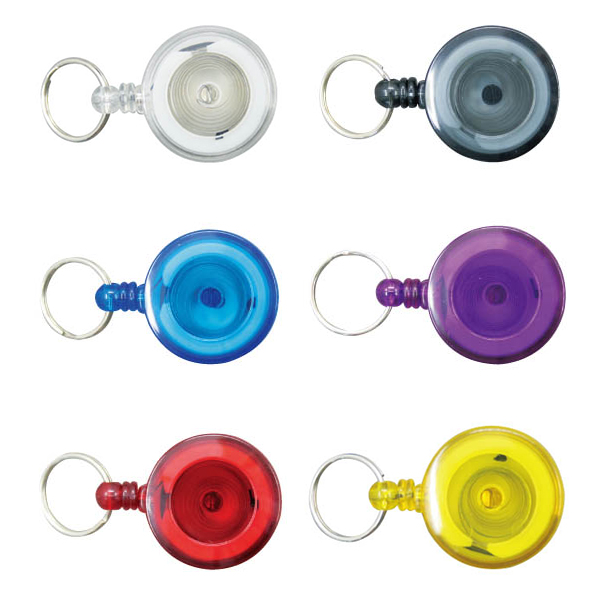 Transparent Reel Acrylic Key Holder Length 6cm, Diameter 3cm (pcs)