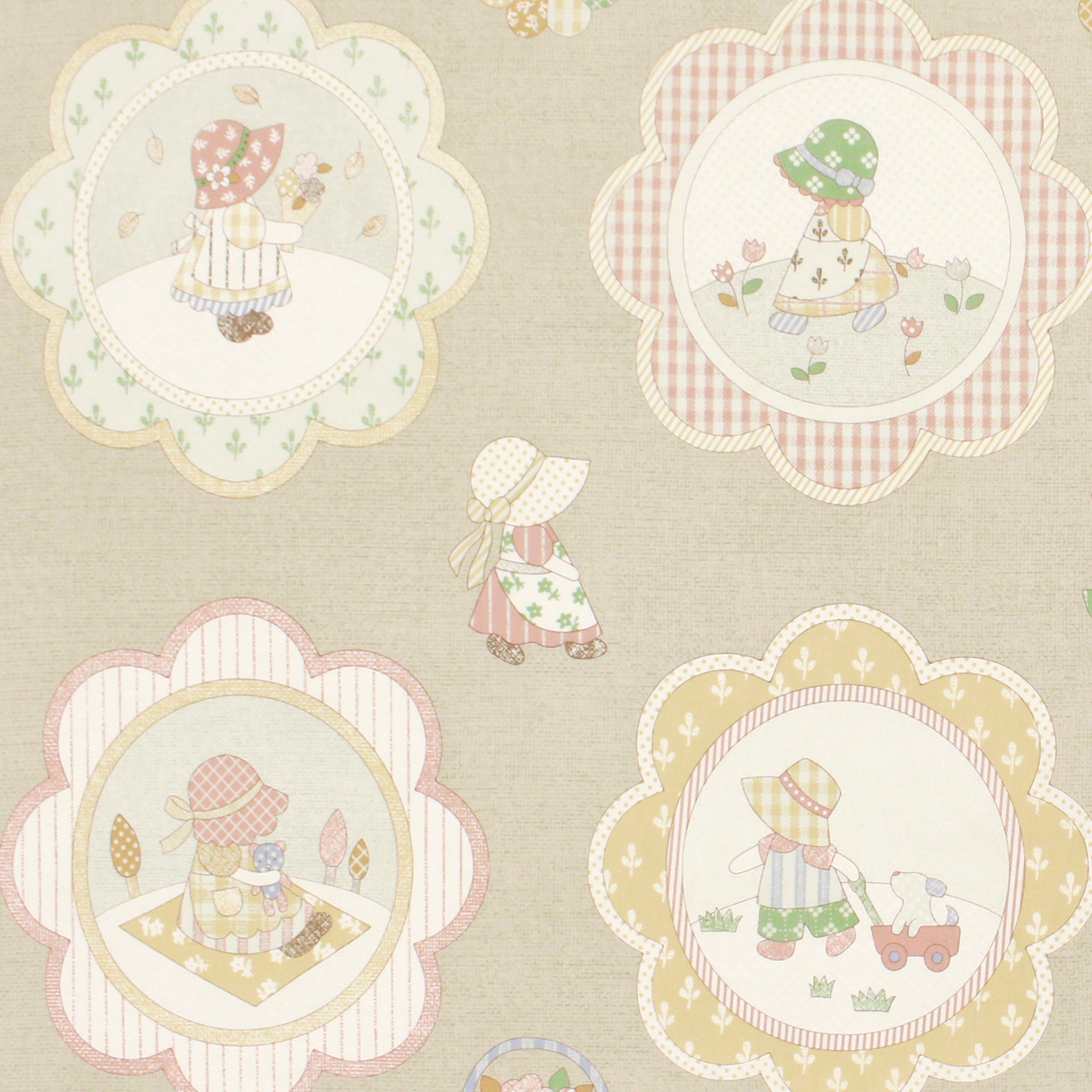 【第三弾】【WEB限定・原反特価】■NCM37300-68A シーチング プリント生地 スーちゃん 巾約110cm×60cmパネル 原反（巻）