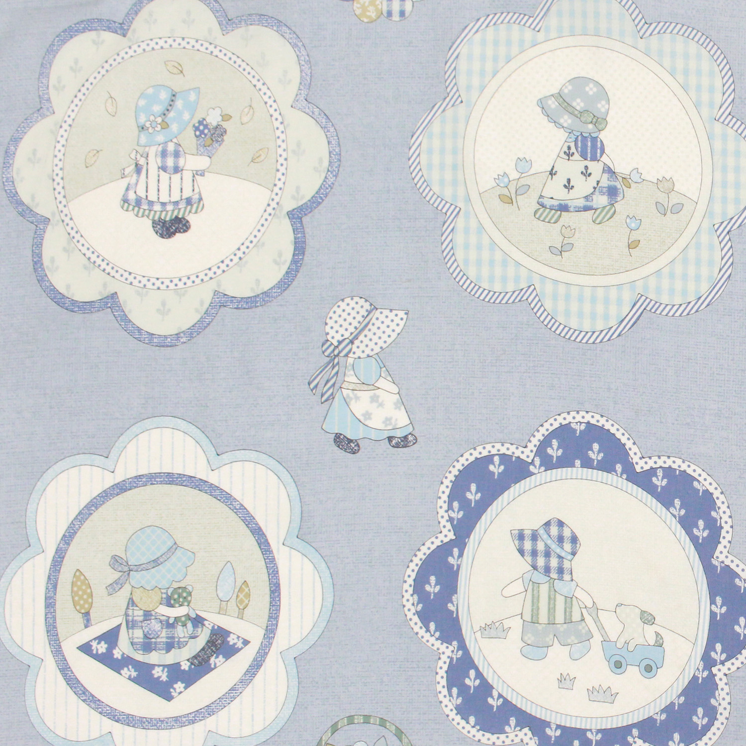 【第三弾】【WEB限定・原反特価】■NCM37300-68C シーチング プリント生地 スーちゃん 巾約110cm×60cmパネル 原反（巻）