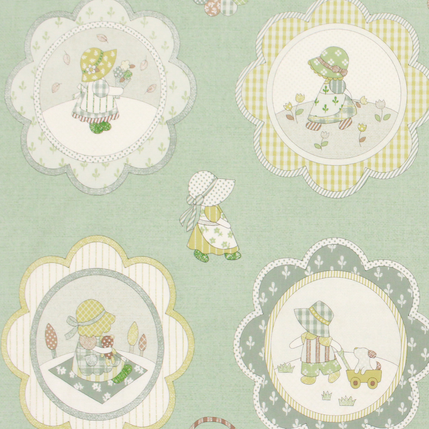 【第三弾】【WEB限定・原反特価】■NCM37300-68D シーチング プリント生地 スーちゃん 巾約110cm×60cmパネル 原反（巻）