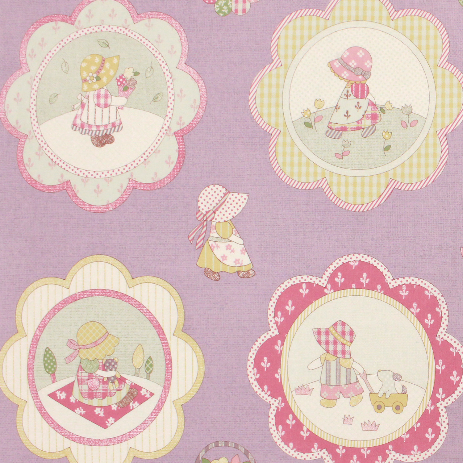 【第三弾】【WEB限定・原反特価】■NCM37300-68E シーチング プリント生地 スーちゃん 巾約110cm×60cmパネル 原反（巻）