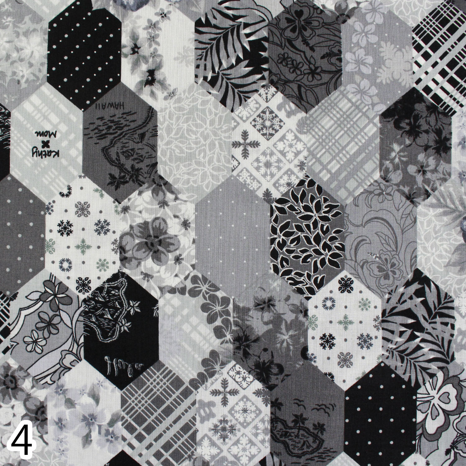 [Only on Online Shop] ■MT02301-4 Printed fabric: Width approx. 110cm (roll)