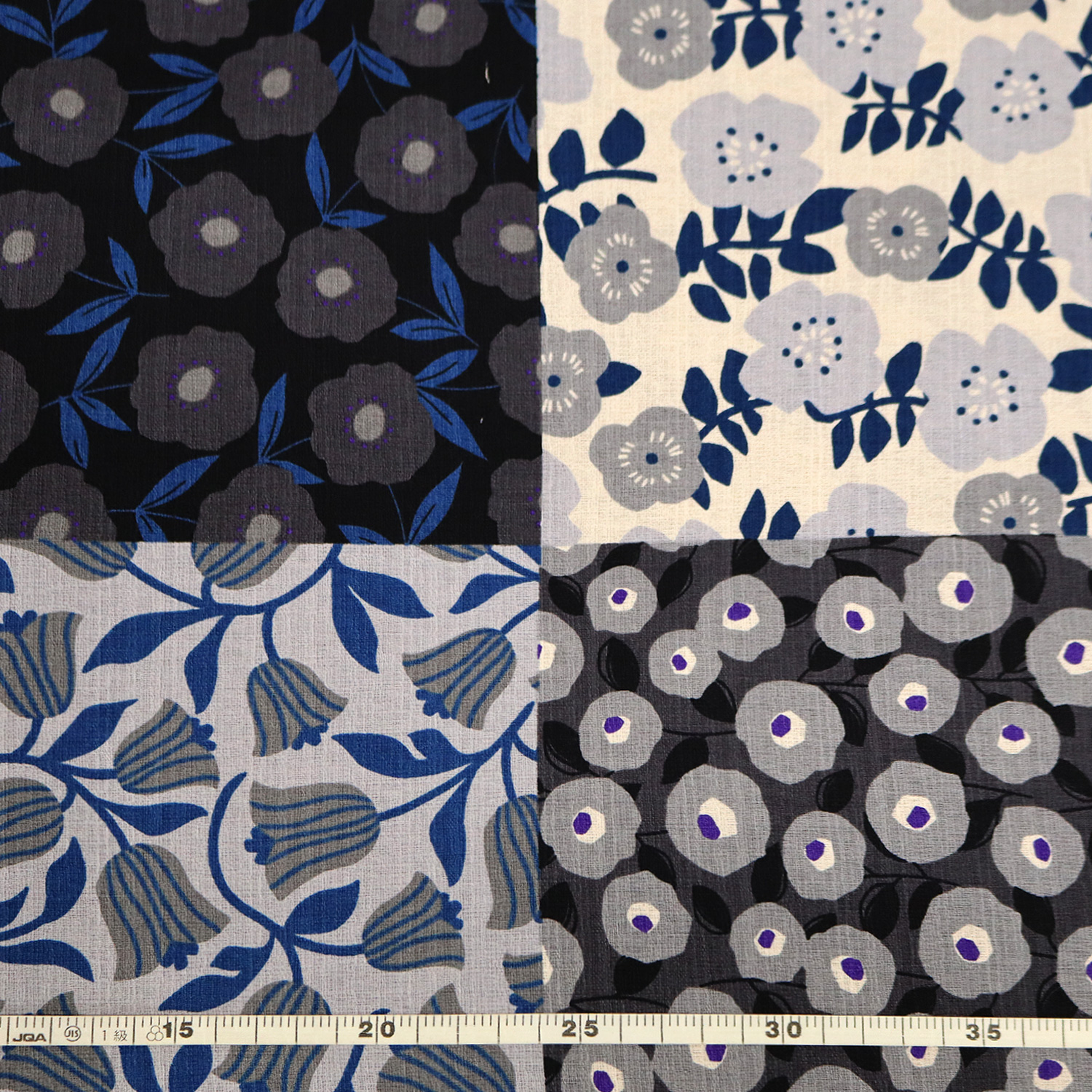 【第三弾】【WEB限定・原反特価】■IBK99221-1E 美織 フラワー プリント生地 バニラン 巾約108cm 原反 (巻)