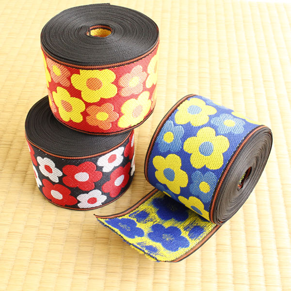 HER Tatami Edge Tape, Flower  width 7.8cm×10m/roll  (roll)