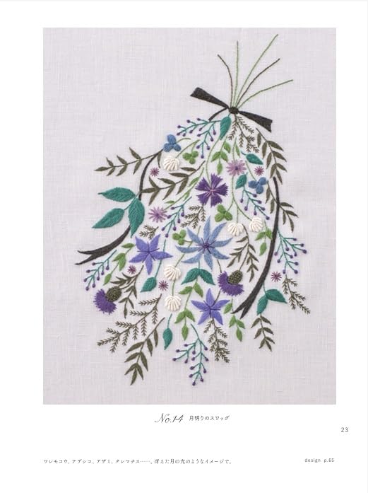 NV70853 暮らしに咲く 植物刺繍/日本ヴォーグ社(冊)「手芸材料の卸売り