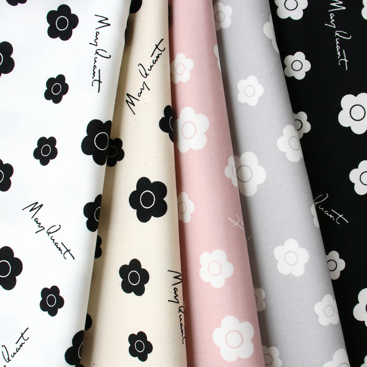 ■AP1020SR-1 MARY QUANT Small flower pattern Oxford cloth original fabric (roll)