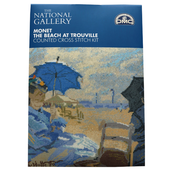 DMC-BL1064-71　DMC THE NATIONAL GALLERY クロード・モネ「ルトーヴィルの浜」　刺繍キット　(袋)