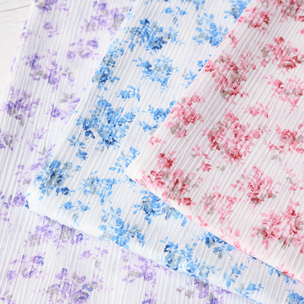 [Color/Limited quantity special price]NBK80002-3 Takashima Crepe Print Fabric Flowers 1m/unit (m)
