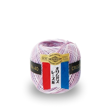 【受注会】【お取り寄せ・返品不可】OLY40-10G オリムパスレース糸 金票40番 ＜ミックス＞#40/10g 3玉入 (箱)