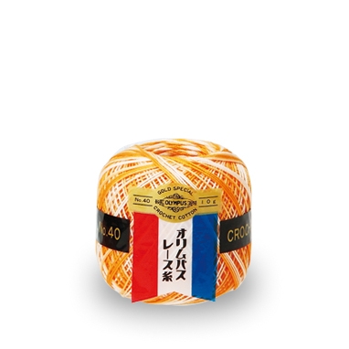 【受注会】【お取り寄せ・返品不可】OLY40-10G オリムパスレース糸 金票40番 ＜ボカシ＞#40/10g 3玉入 (箱)