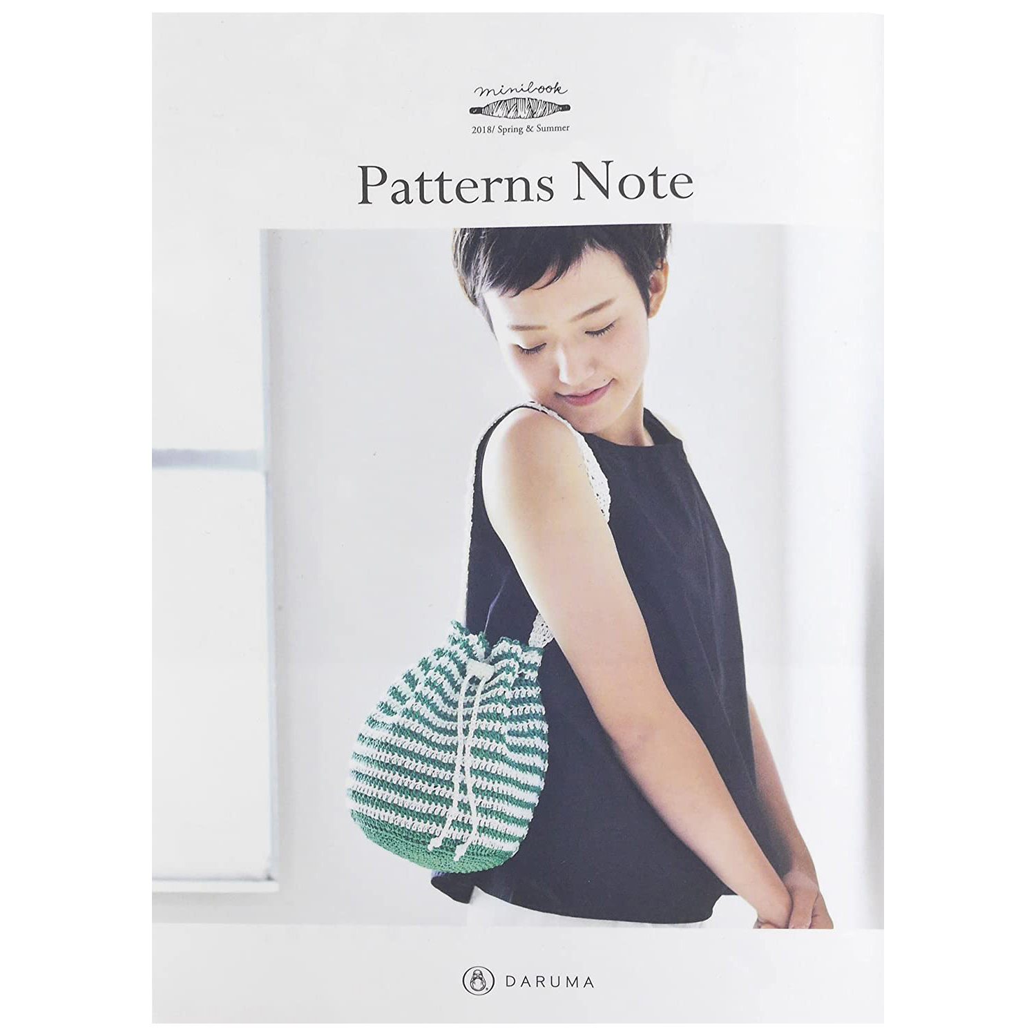 DRM8734-KN13 Patterns Note mini book / DARUMA (book)