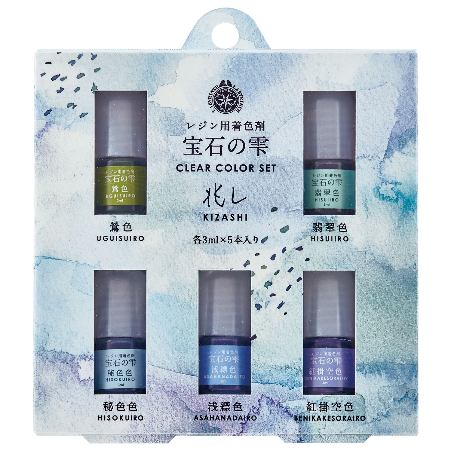 PDC403335 Padico Clear Color Set [Traditional Japan Blue] (set)