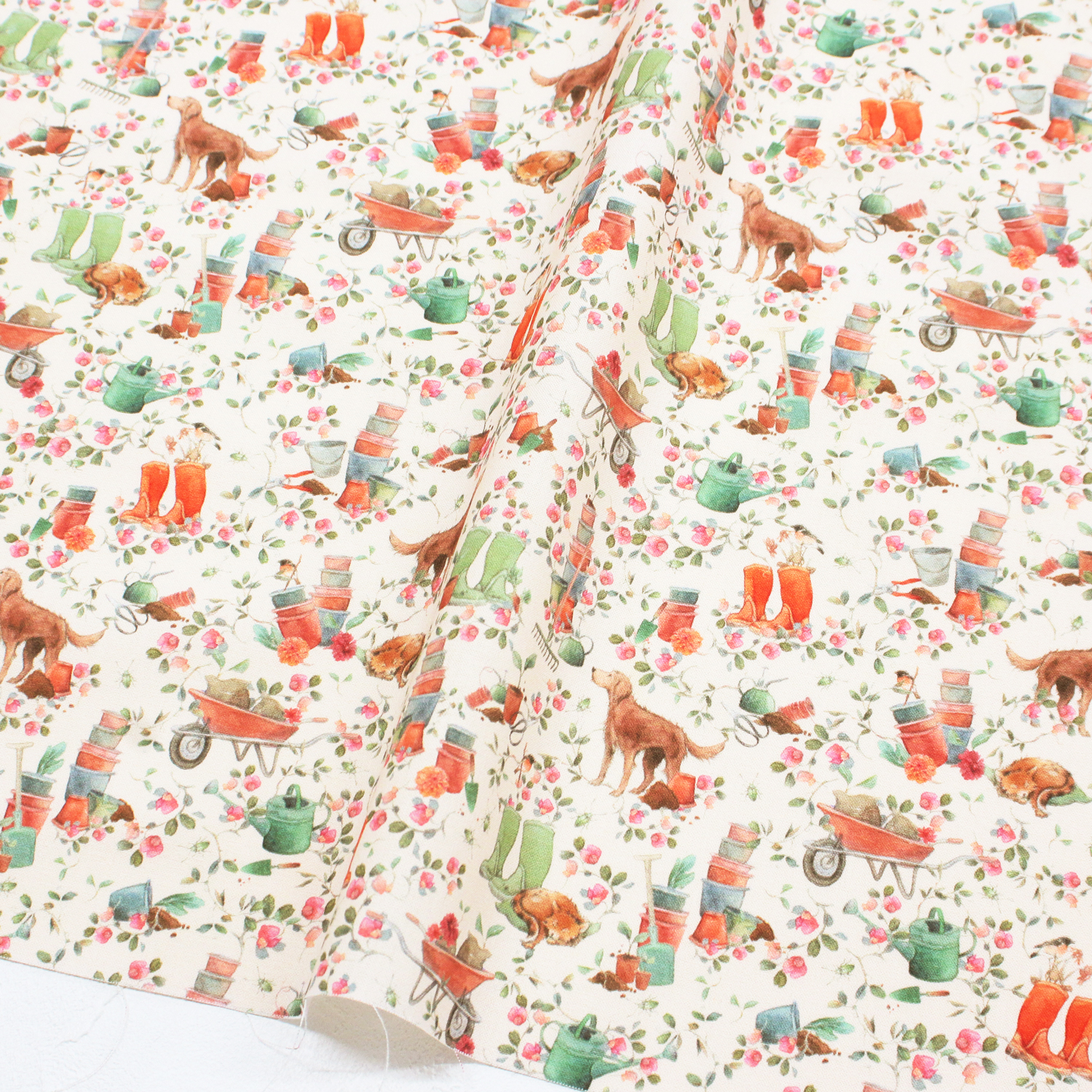 ■ACU3523-901R acufactum printed fabric approx. 150cm Width, 10m roll (roll)